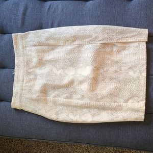 Snake print pencil skirt